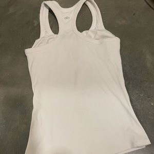 White Alo yoga tank